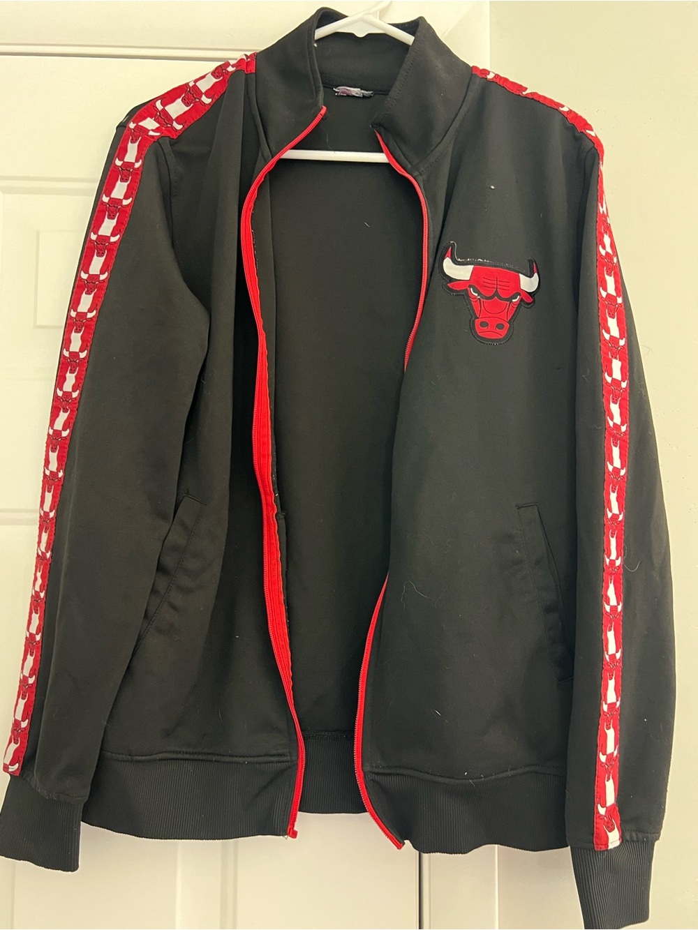 Vintage Chicago Bulls Black Bomber Jacket